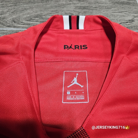 Jordan PSG Gigi Buffon #1 2018/2019 long sleeve goalkeeper jersey UCL Size L - Picture 13 of 16